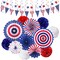 26PCS 4th/Fourth of July Patriotic Decorations Memorial Day Decor